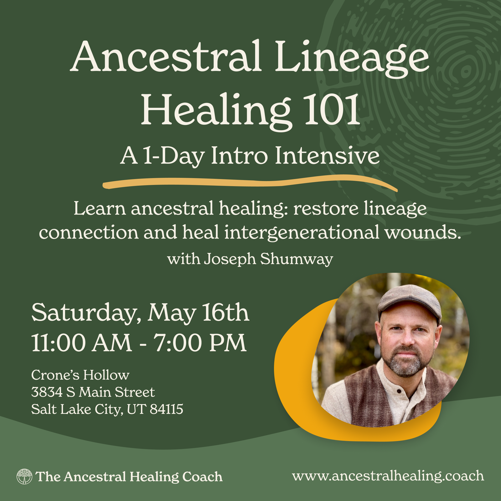 Ancestral Lineage Healing 101: A One Day Intro Intensive