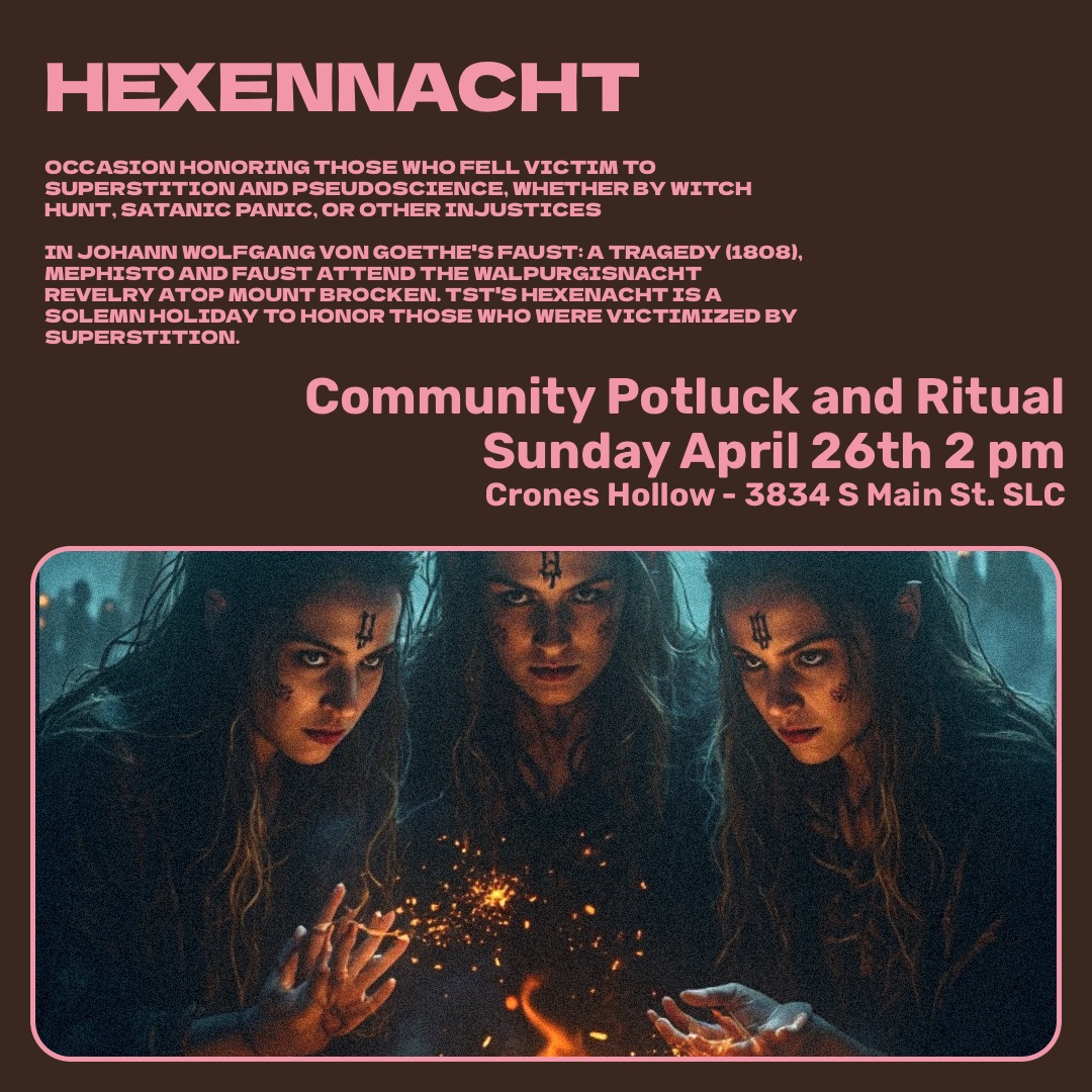Hexennacht:  Community Potluck and Ritual with The Satanic Temple Utah