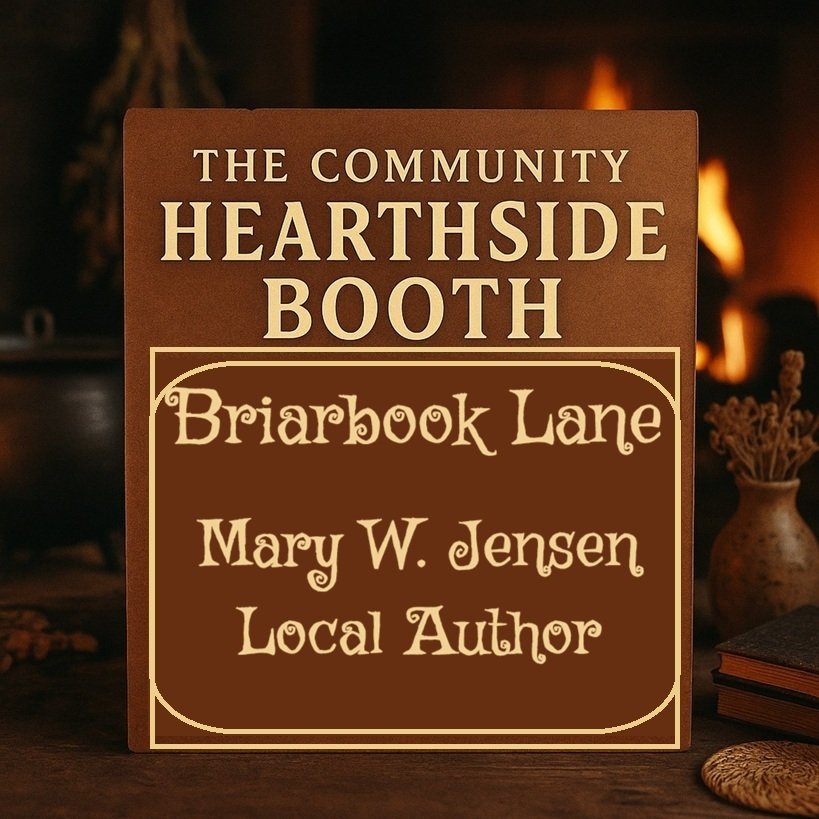Community Hearthside Booth--Briarbook Lane, Mary W Jensen, Local Author