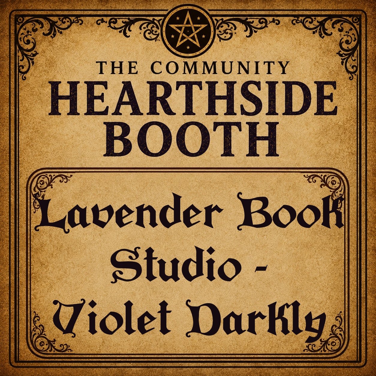 Community Hearthside Booth:  Sunday, October 18