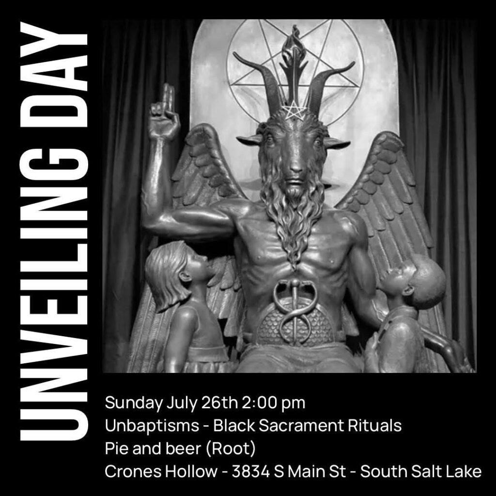 The Satanic Temple Utah:  Unveiling Day