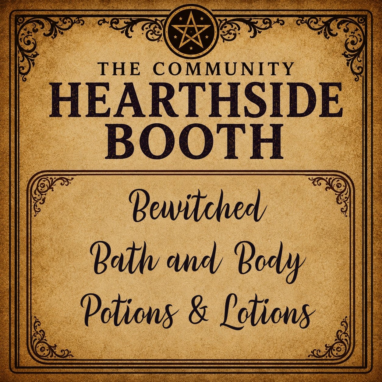 Community Hearthside Booth, August 22/23